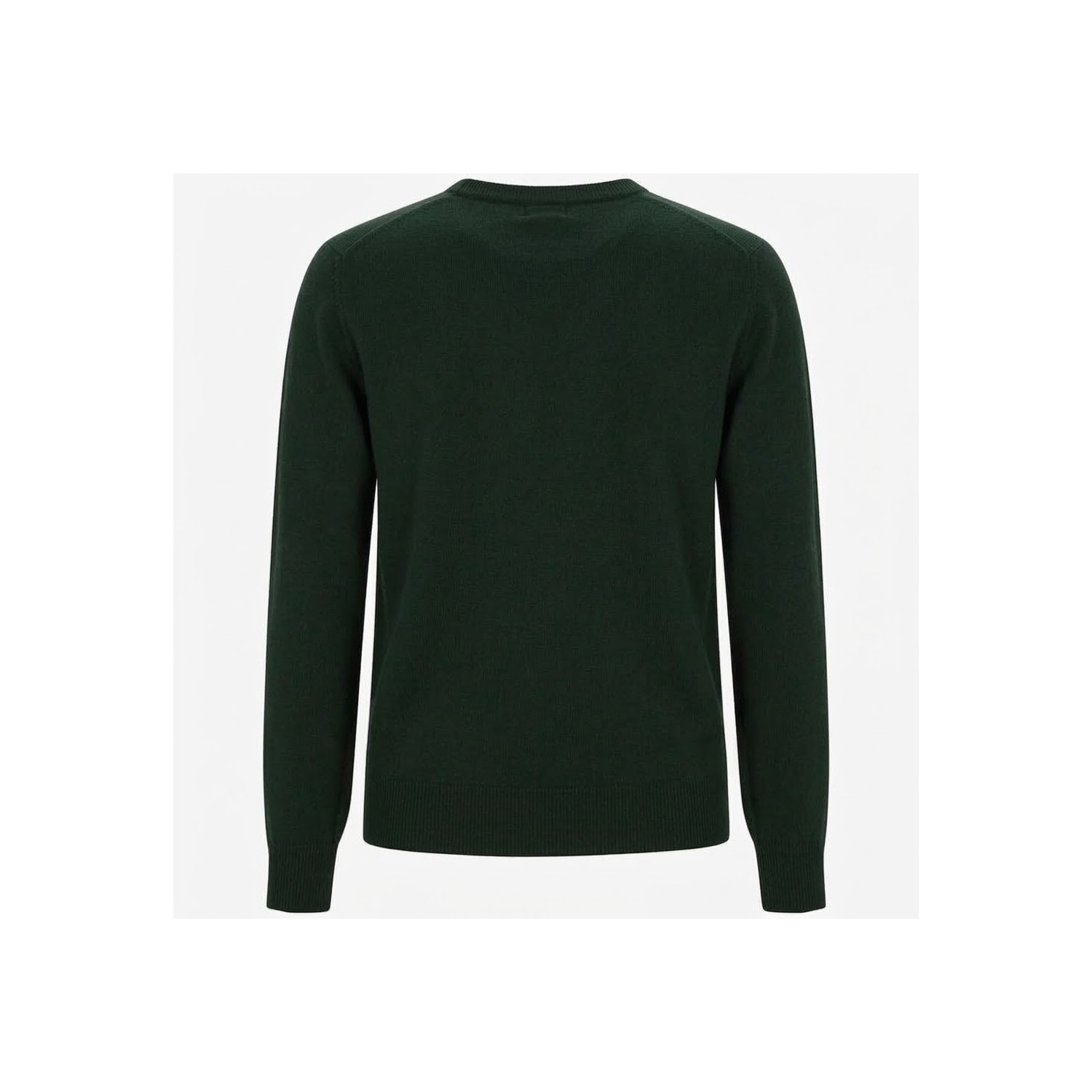 Maglione verde con mini logo per uomo 2