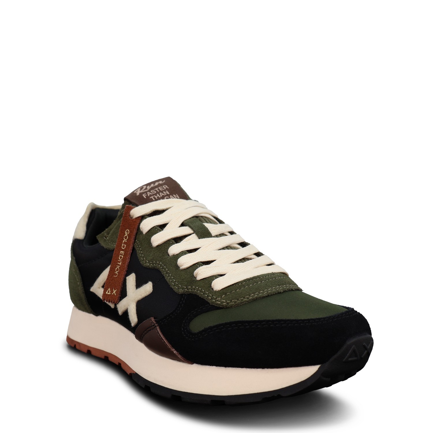 Sneakers verde militare per uomo 2