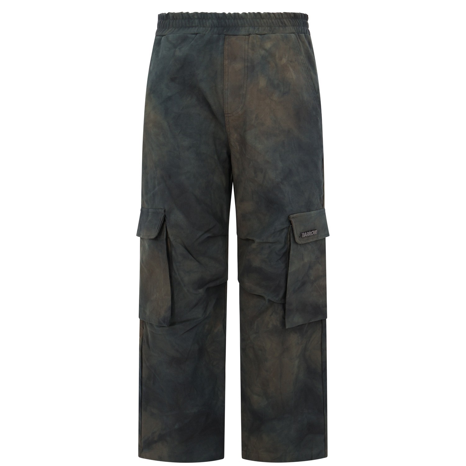 Pantalone grigio con logo per uomo