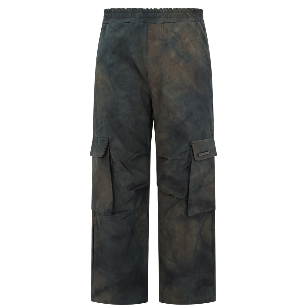 Pantalone grigio con logo per uomo