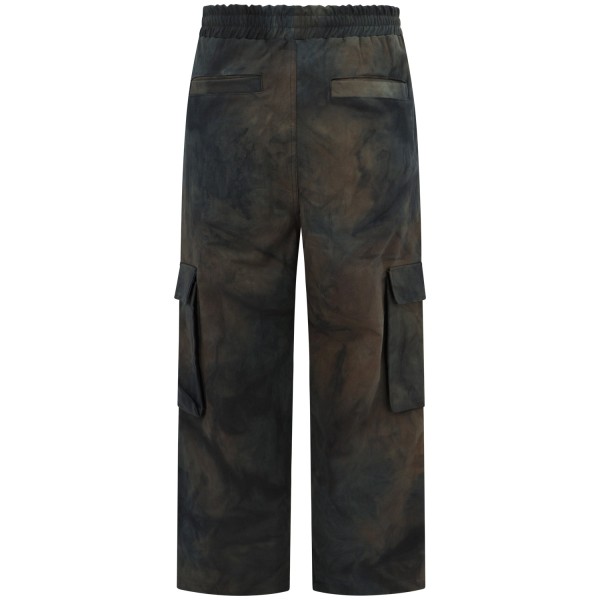 Pantalone grigio con logo per uomo