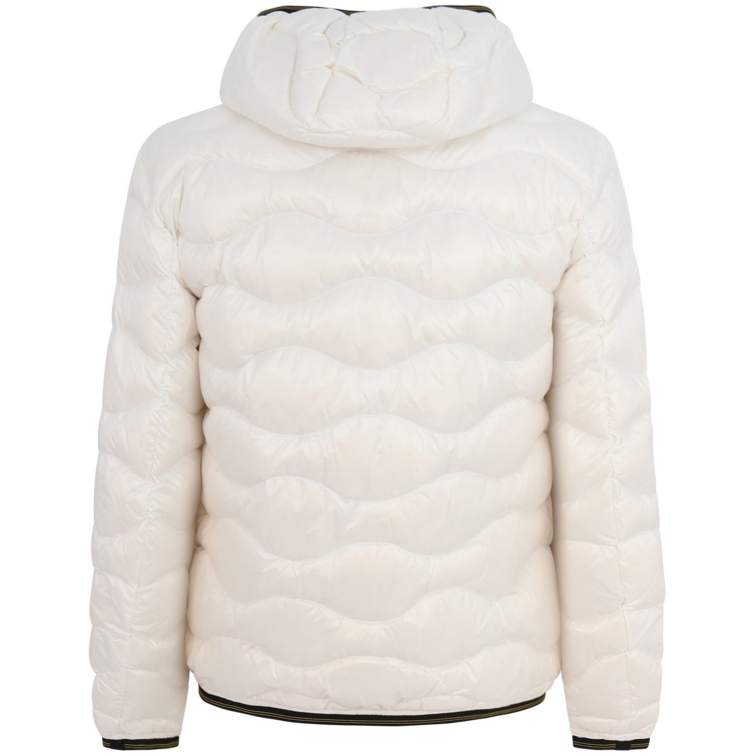 Piumino bianco 'WAVE' con logo per uomo 2