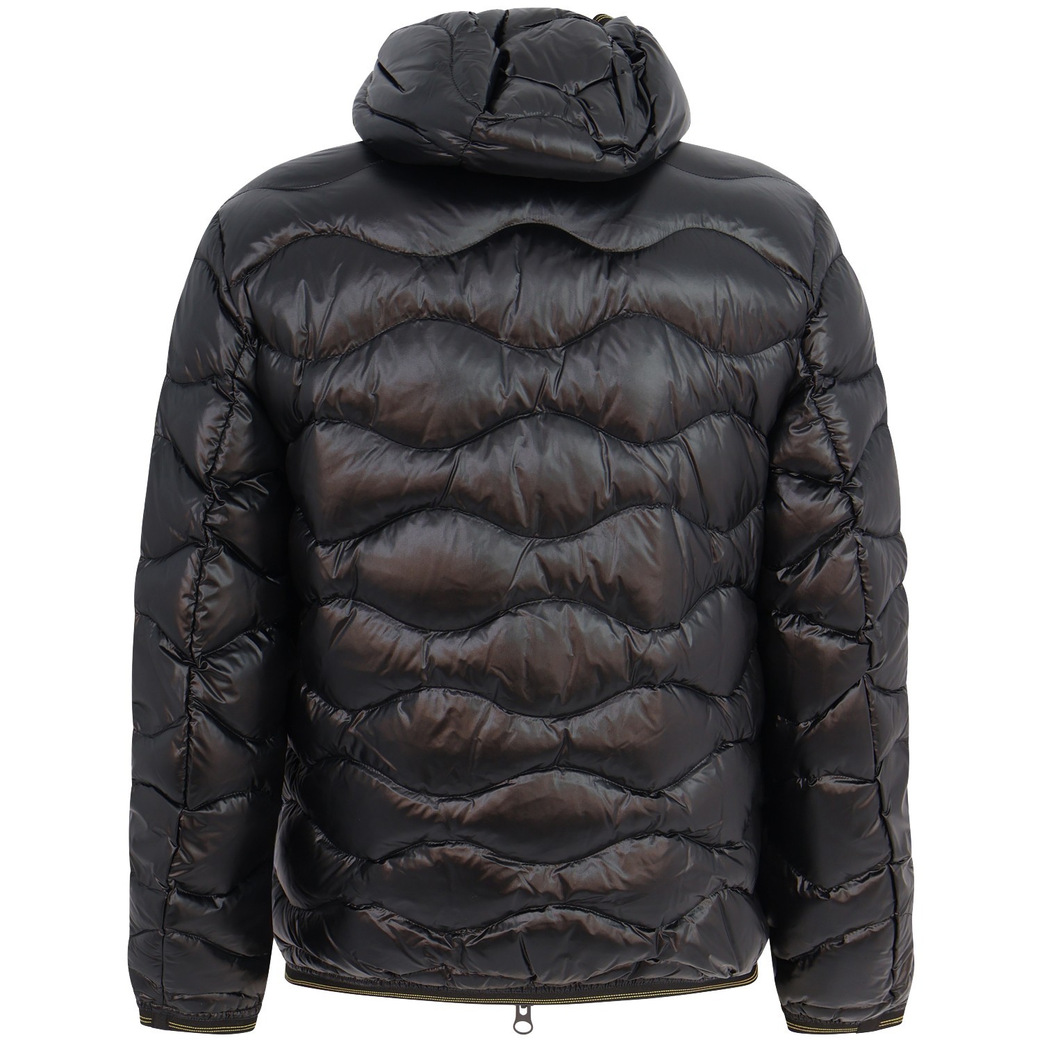 Piumino nero 'WAVE' con logo per uomo 2