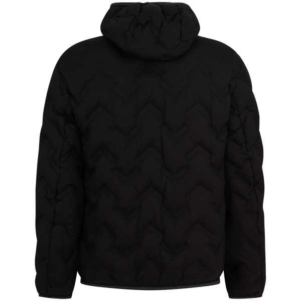 Piumino nero 'PIERY' con logo per uomo