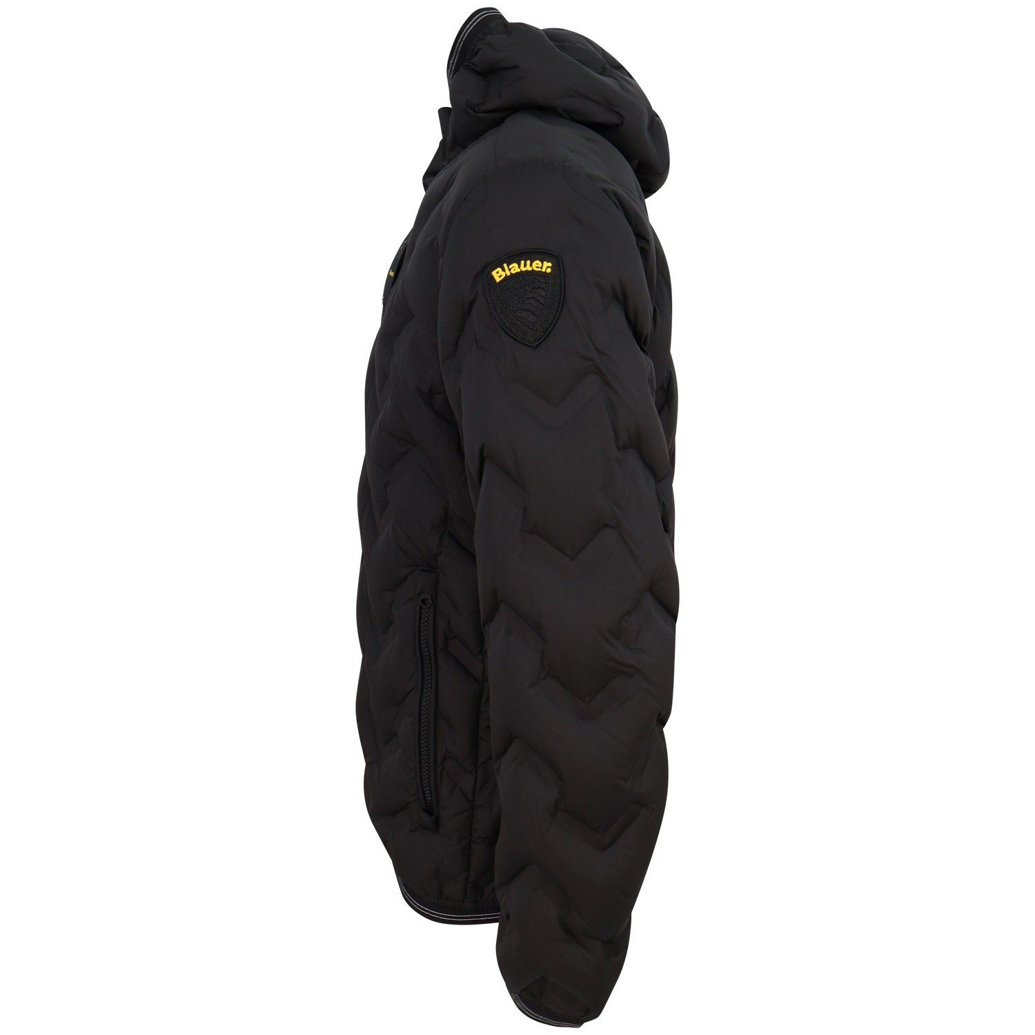 Piumino nero 'PIERY' con logo per uomo