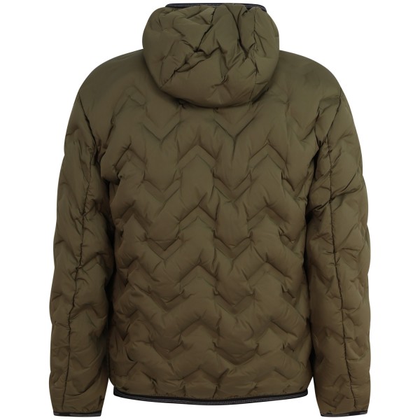 Piumino verde 'PIERY' con logo per uomo