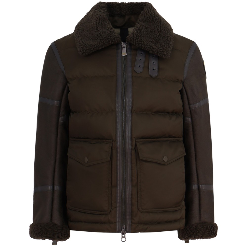Montone marrone 'AMHERST' con logo per uomo