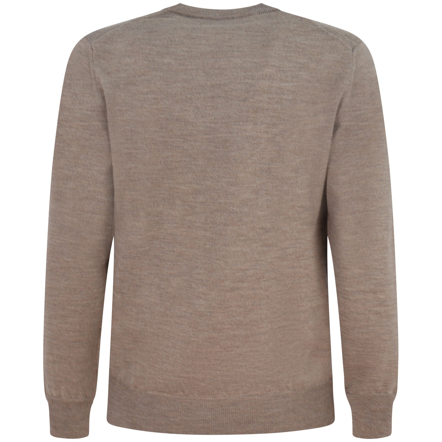 Maglione beige con mini logo per uomo 2