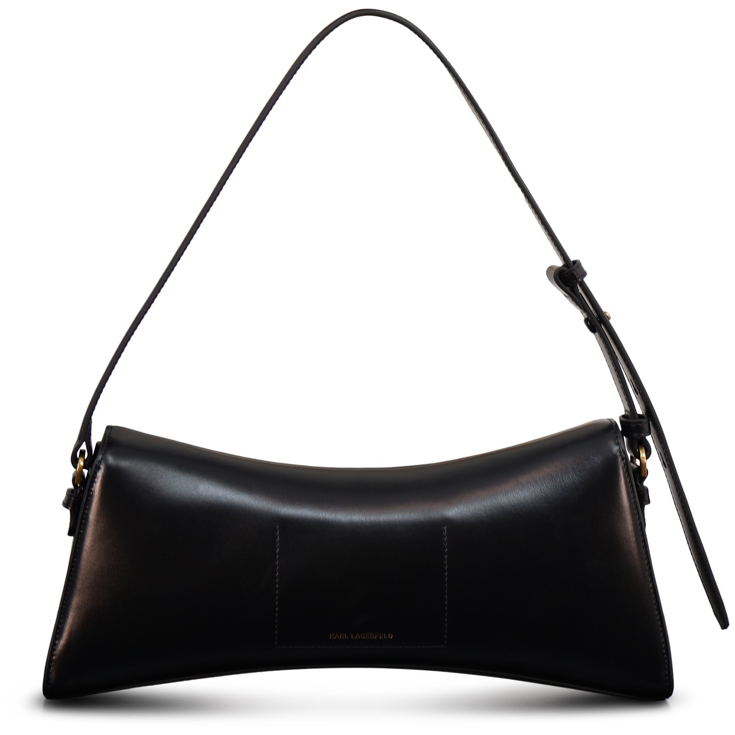Borsa nera con mini logo per donna 2