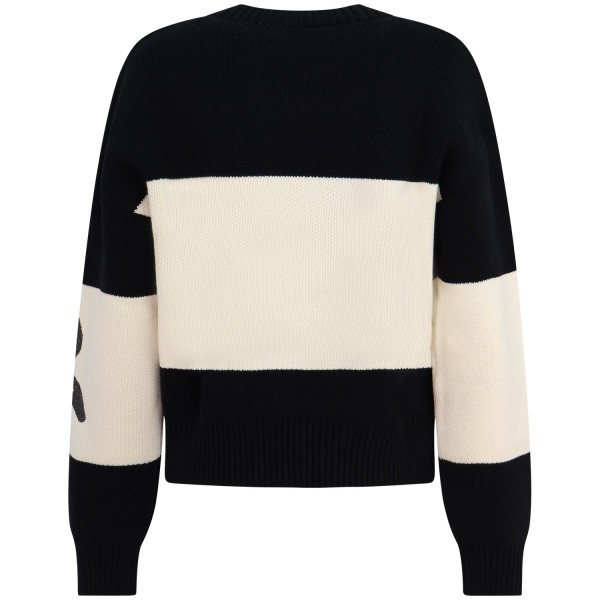 Maglione panna e nero  per donna
