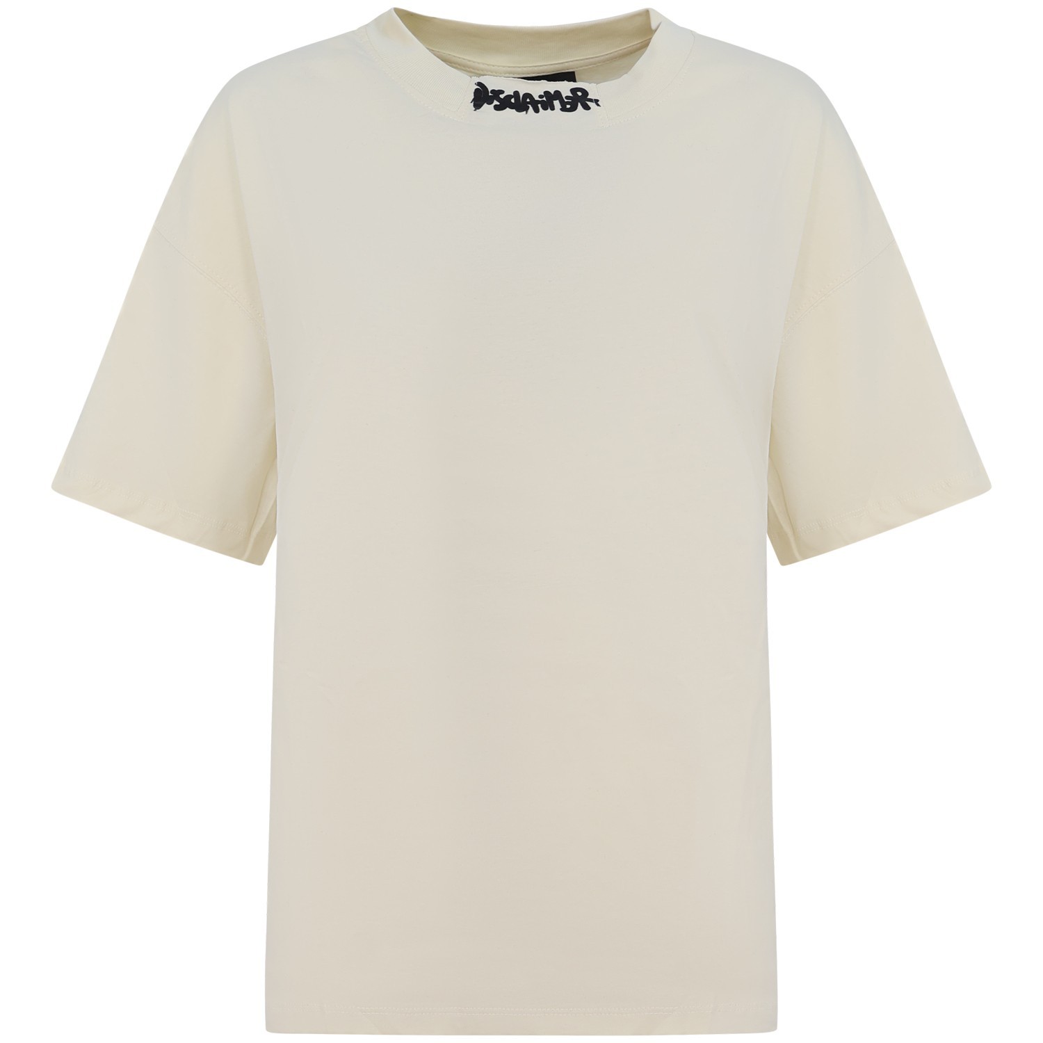 T-shirt bianca girocollo per donna