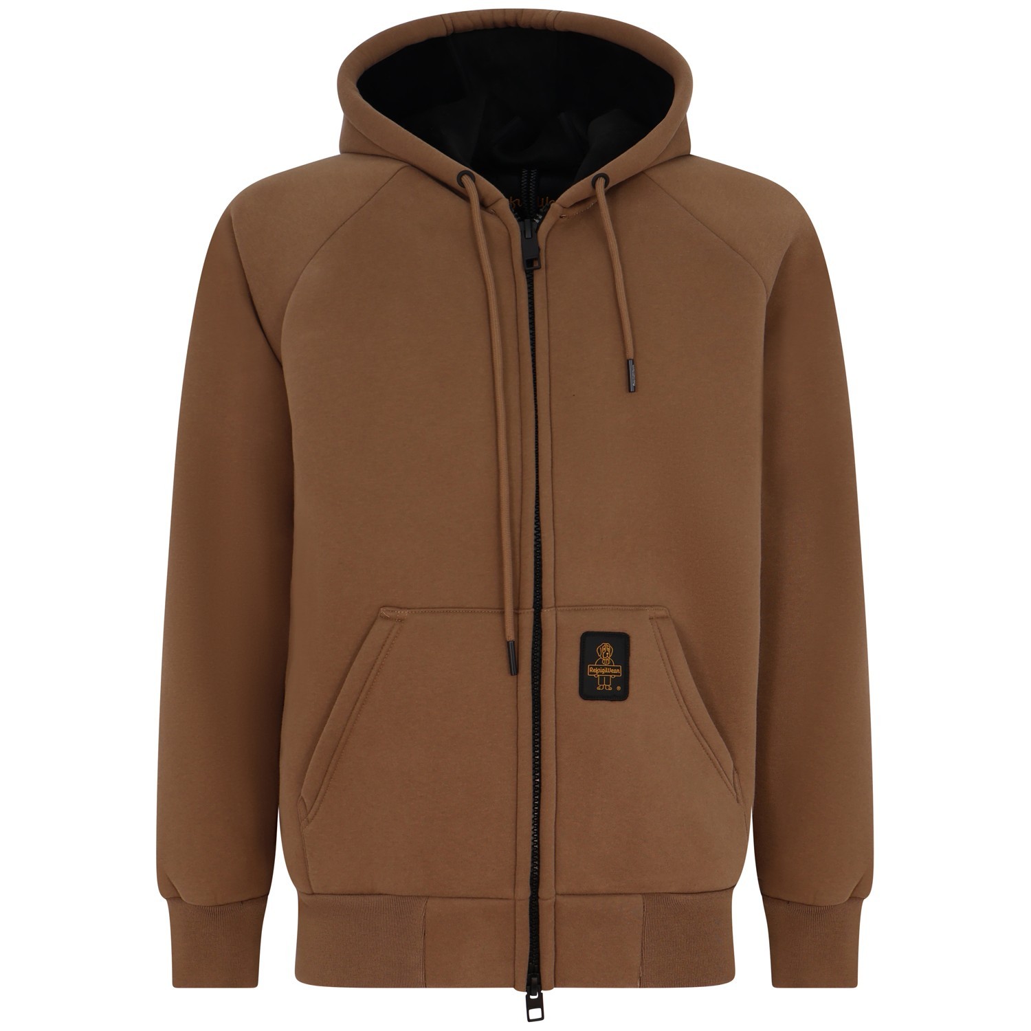 Giubbotto marrone con mini logo per uomo