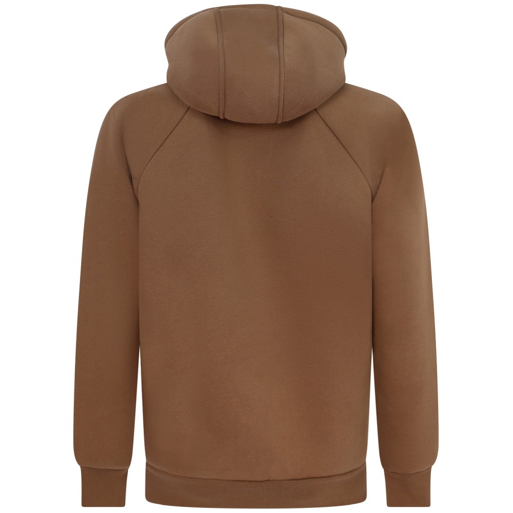 Giubbotto marrone con mini logo per uomo