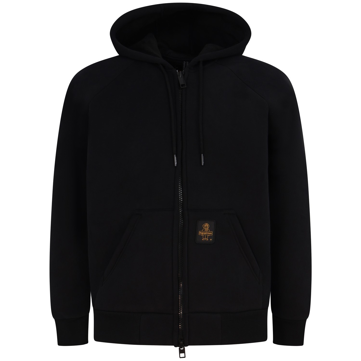 Giubbotto nero con mini logo per uomo