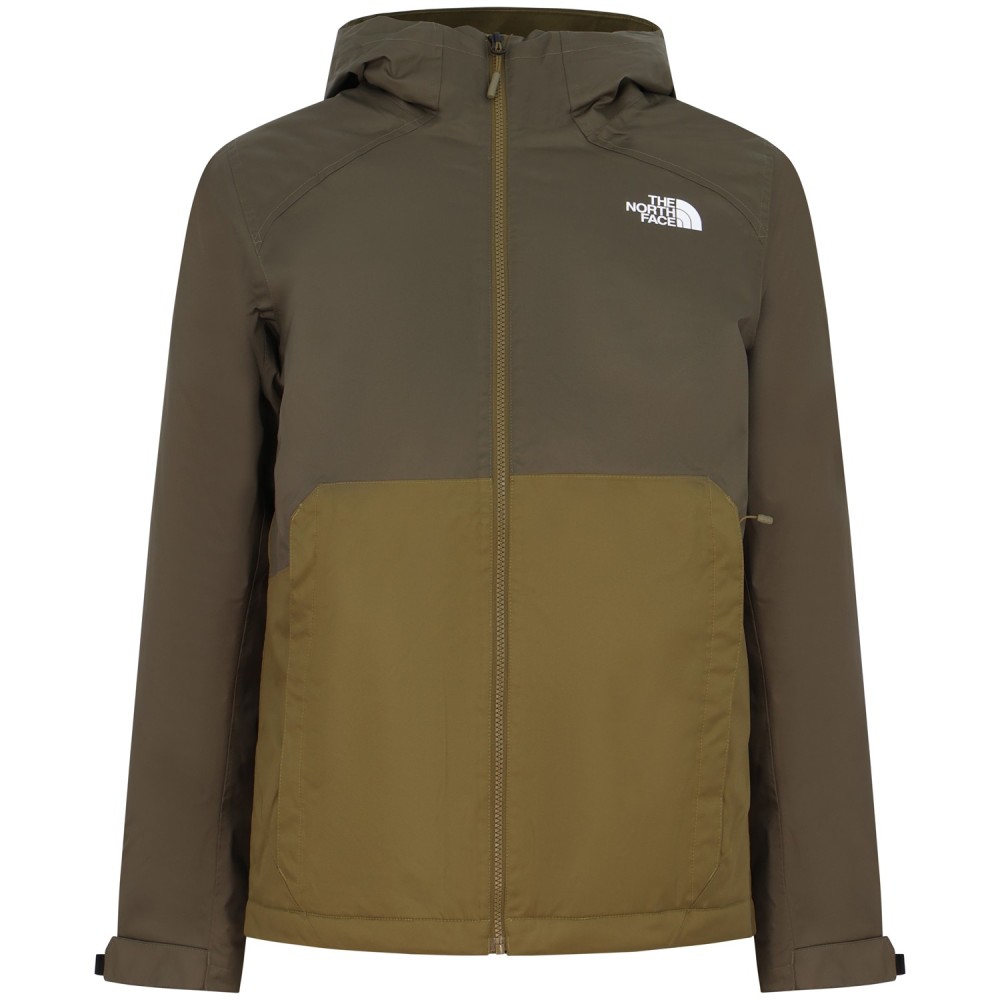Giubbotto verde con mini logo per uomo
