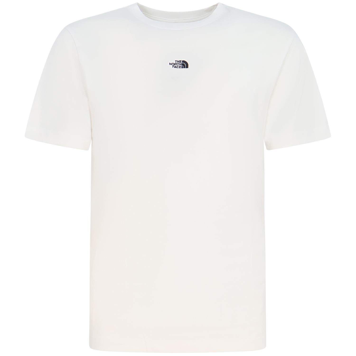 T-shirt bianca con mini logo centrale per uomo