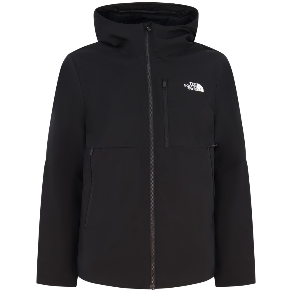 Giubbotto nero con mini logo per uomo