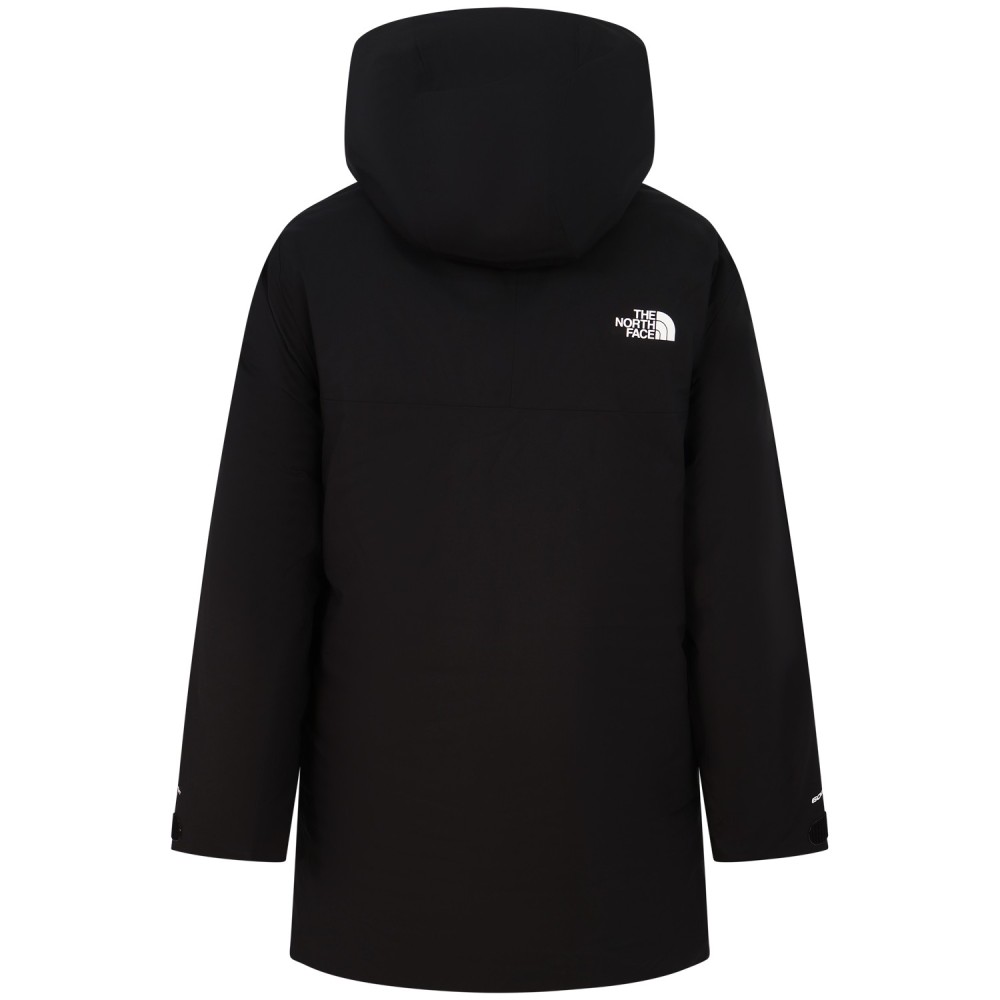 Piumino nero con mini logo per uomo