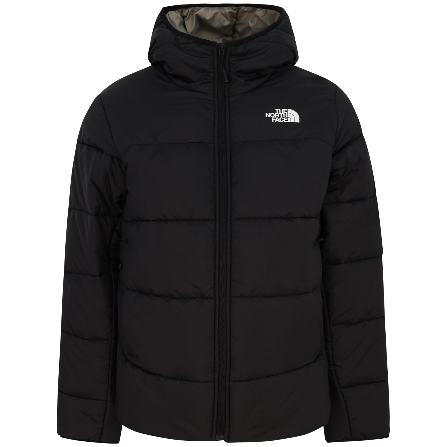 Piumino nero con  mini logo per uomo