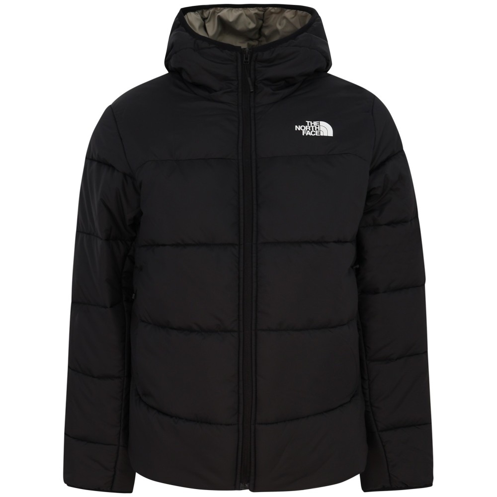 Piumino nero con  mini logo per uomo