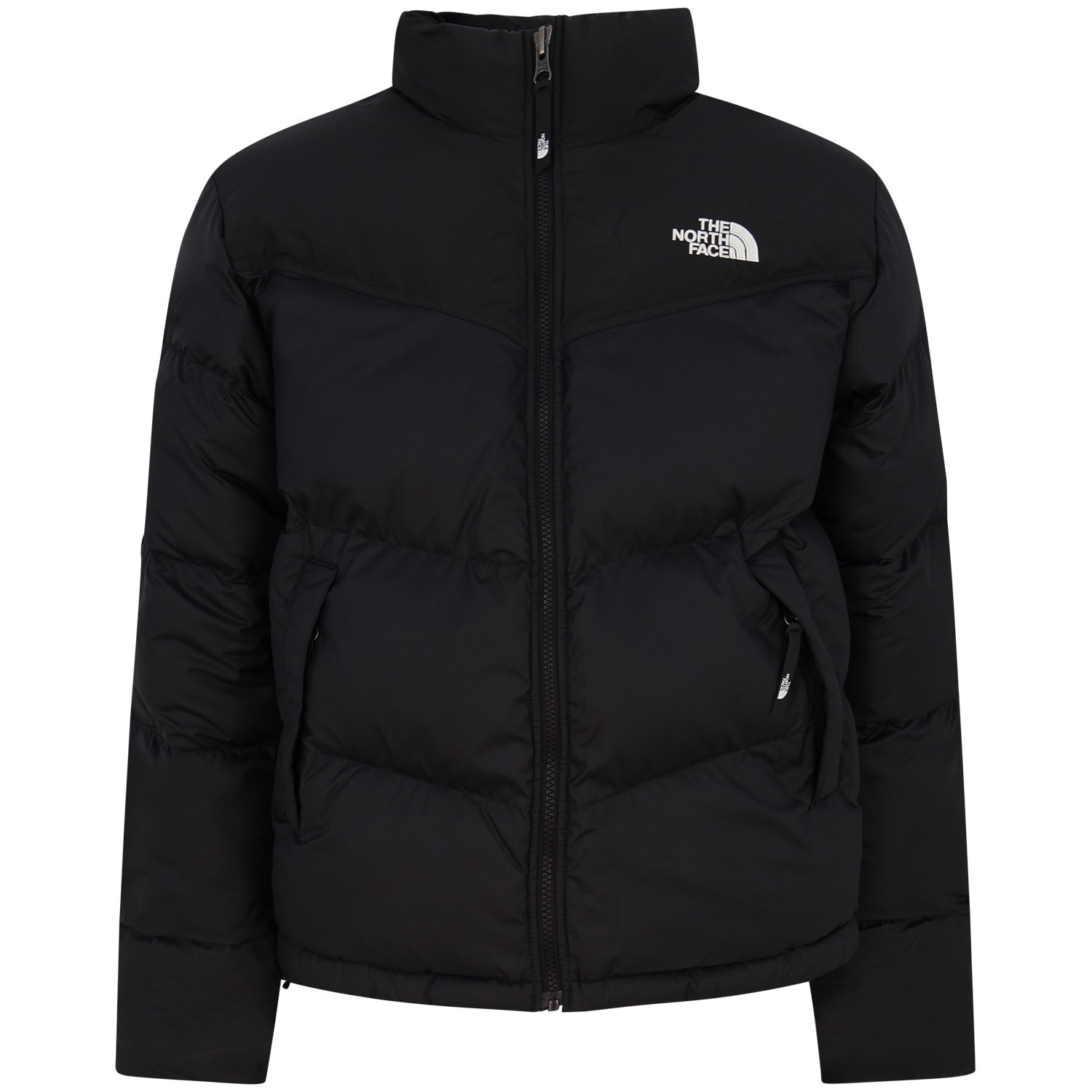 Piumino nero con mini logo per uomo