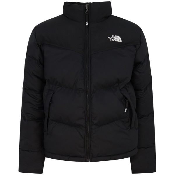 Piumino nero con mini logo per uomo