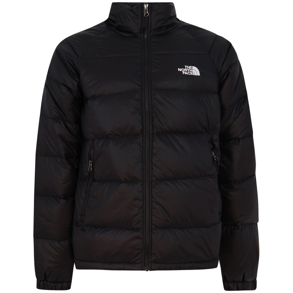 Piumino nero con mini logo per uomo