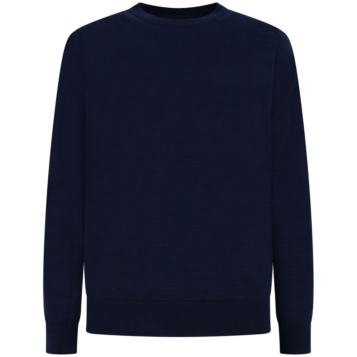 Maglione blu con mini logo per uomo