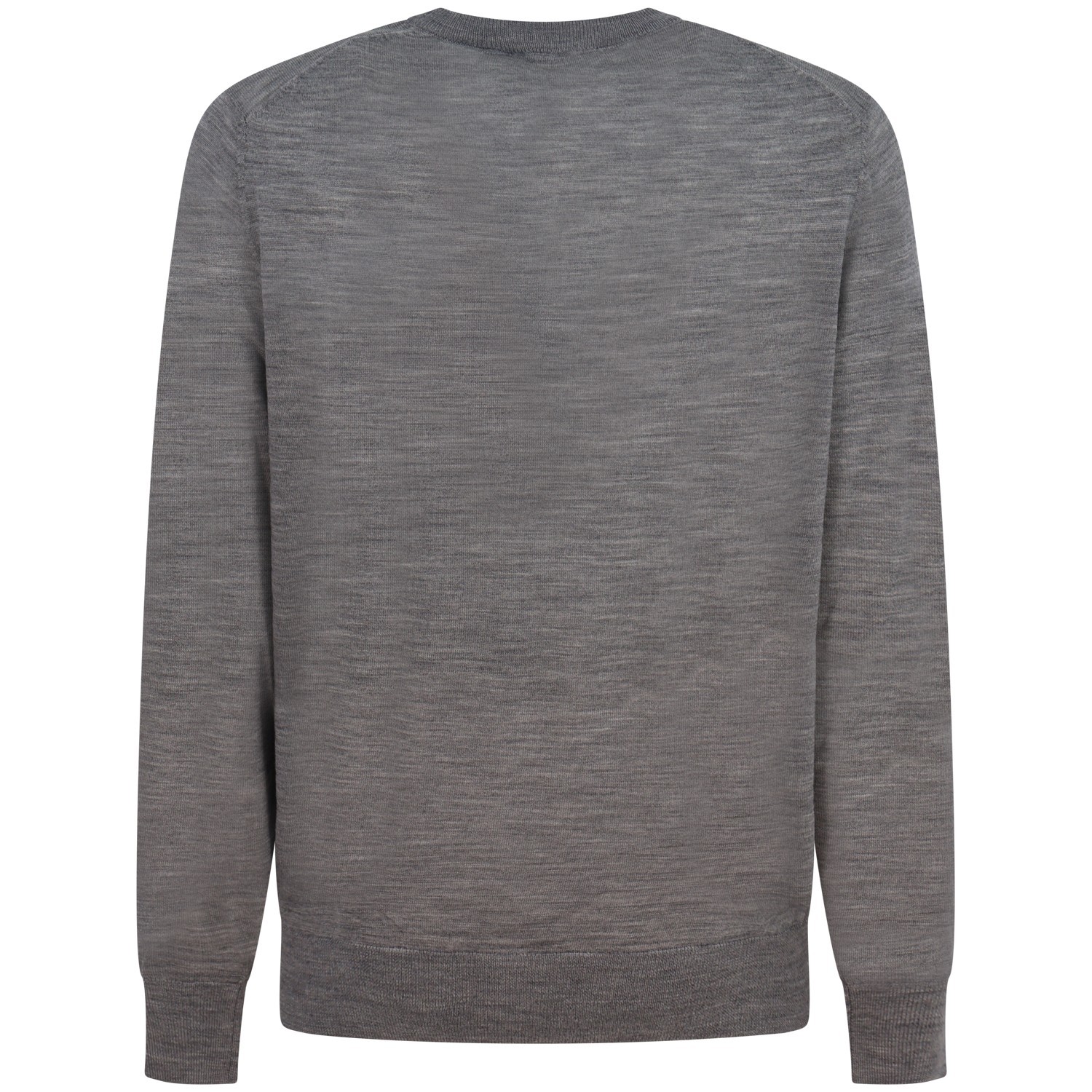 Maglione grigio con mini logo per uomo 2