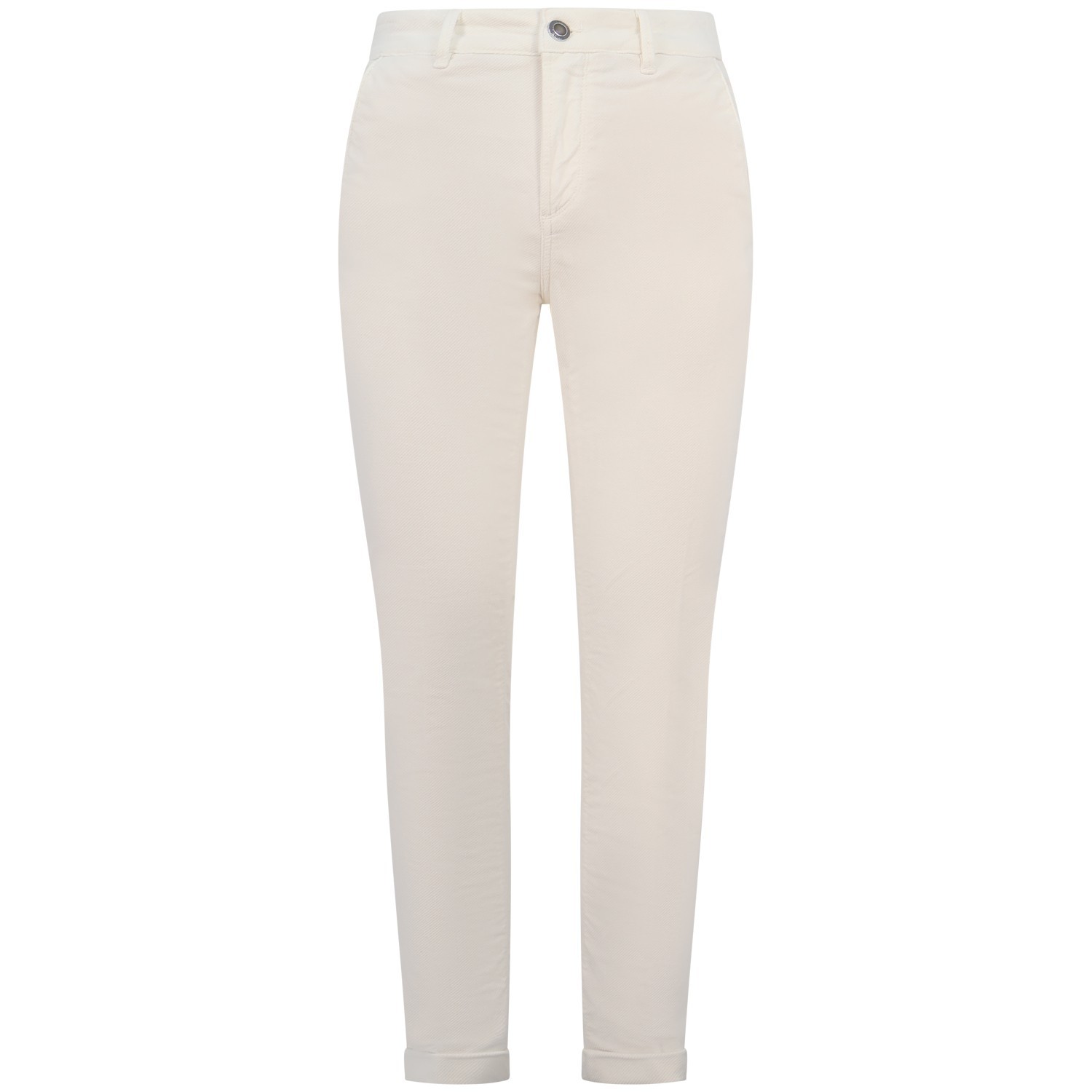 Pantalone bianco 'CHINOS SAND' in velluto per uomo