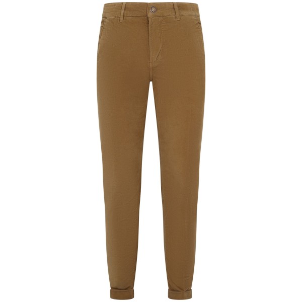 Pantalone marrone 'CHINOS SAND' in velluto per uomo
