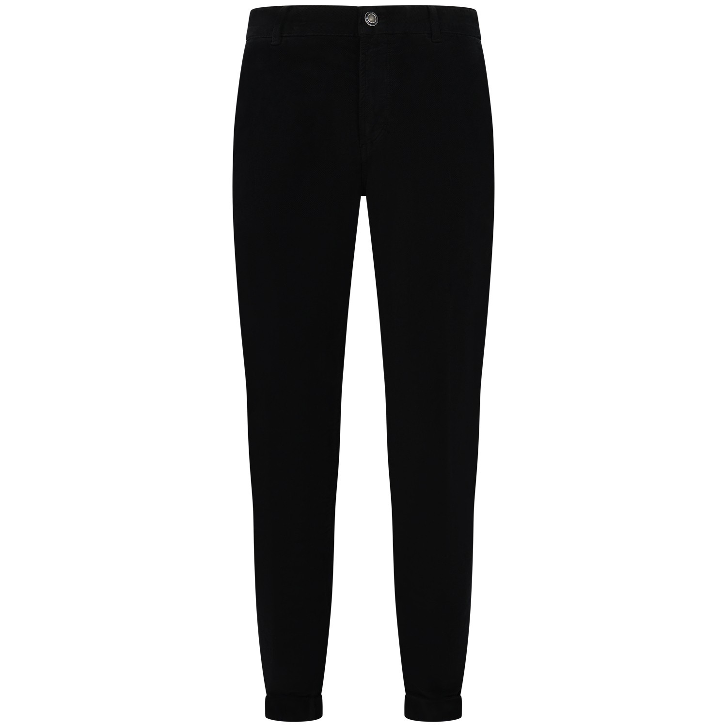 Pantalone nero 'CHINOS SAND' in velluto per uomo
