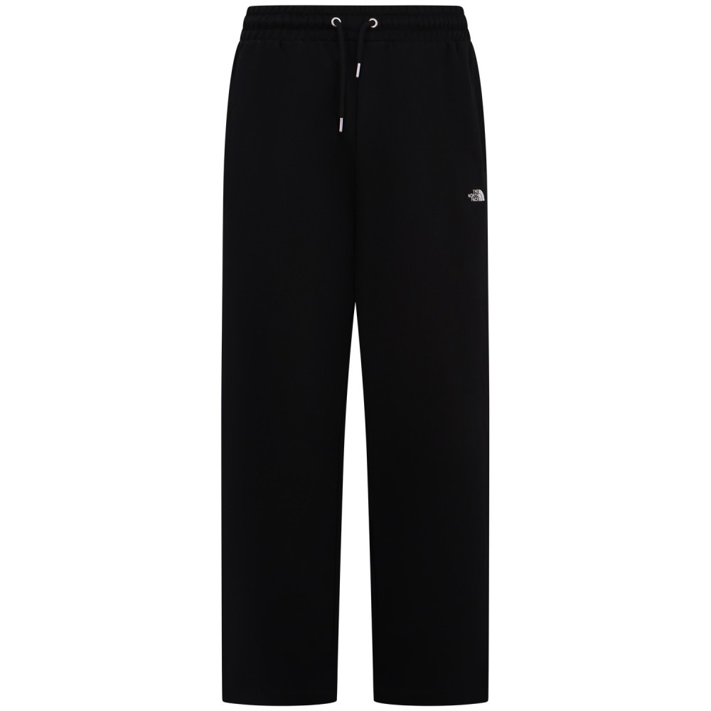 Pantalone tuta nero con mini logo per uomo
