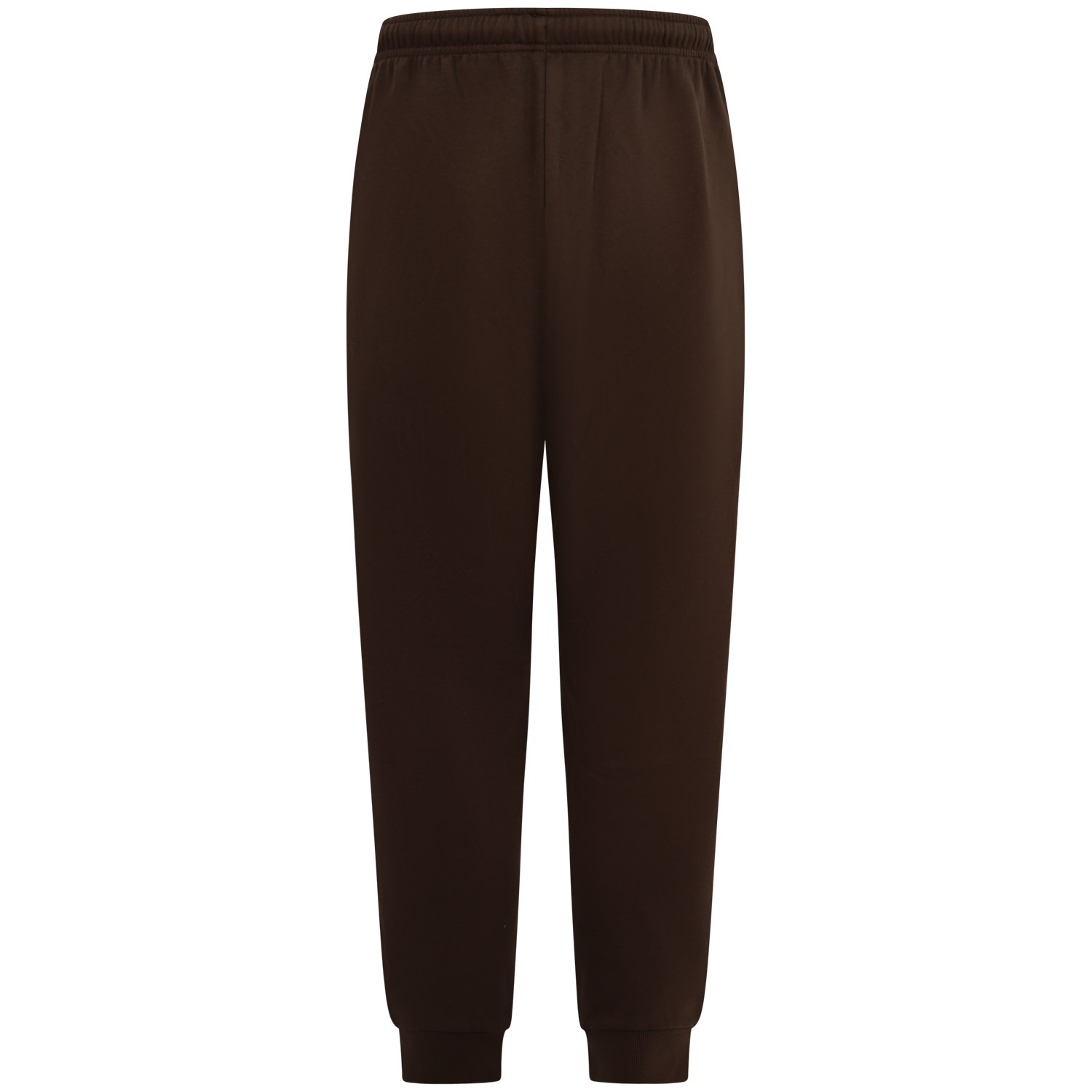 Pantalone tuta marrone con mini logo per uomo 2