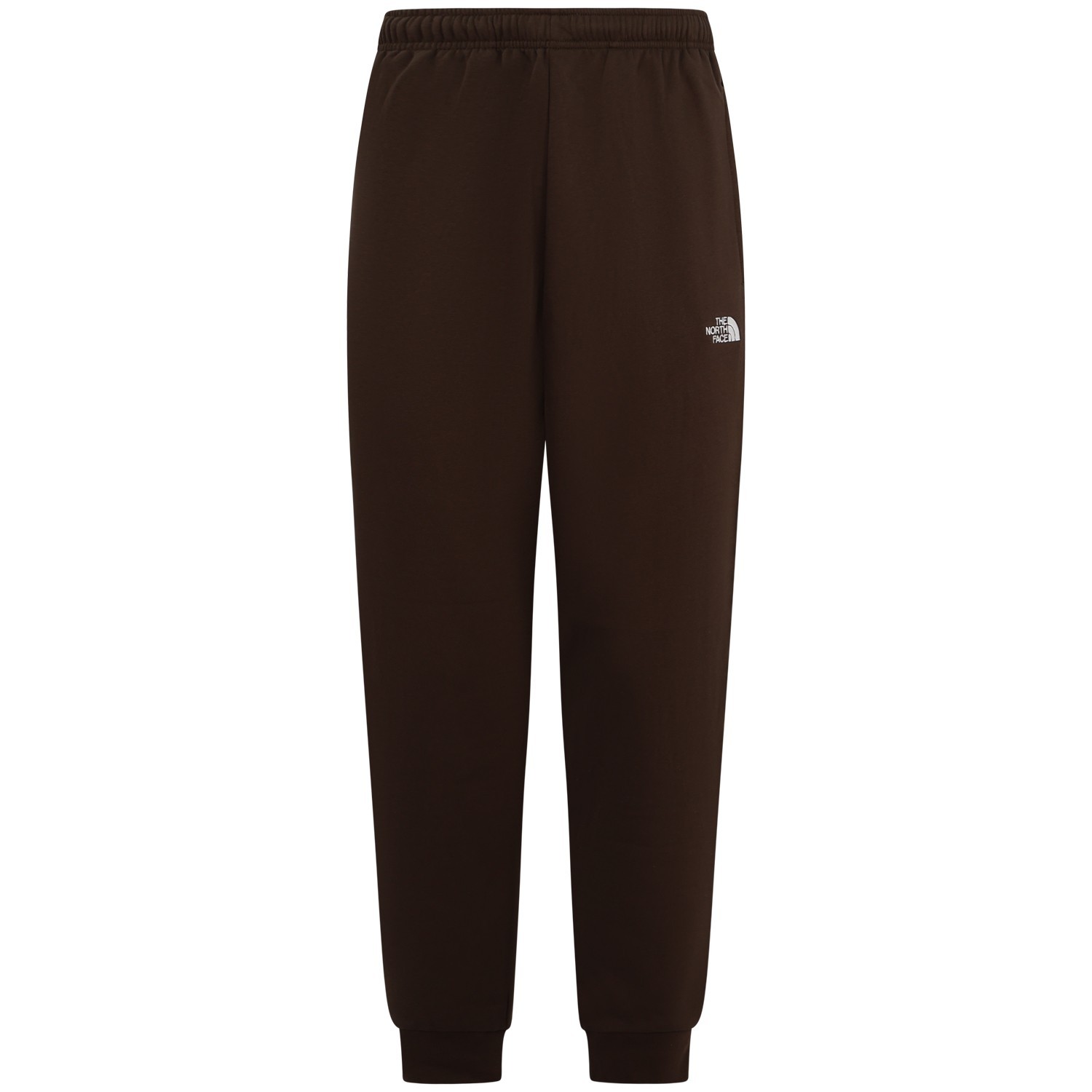 Pantalone tuta marrone con mini logo per uomo