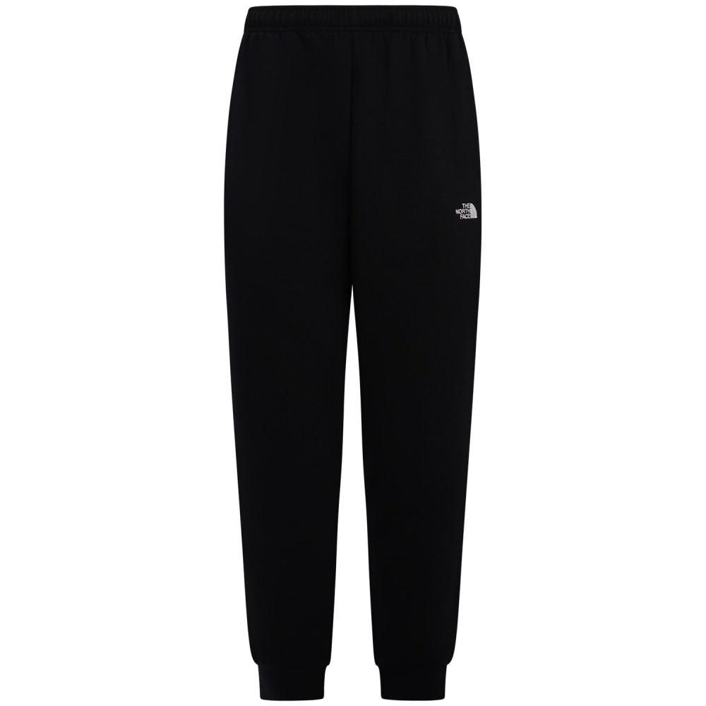Pantalone tuta nero con mini logo per uomo