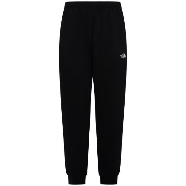 Pantalone tuta nero con mini logo per uomo