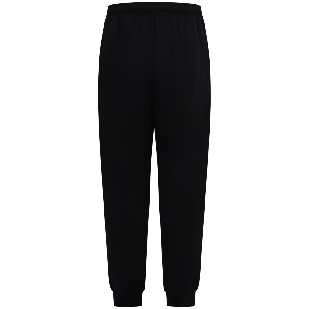 Pantalone tuta nero con mini logo per uomo