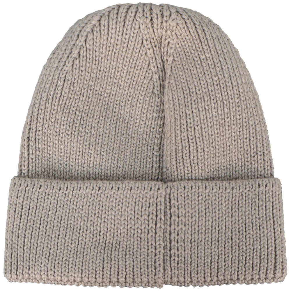 Cappello beige con logo per uomo