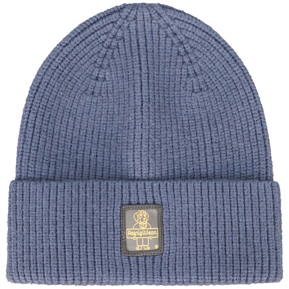 Cappello blu con mini logo per uomo