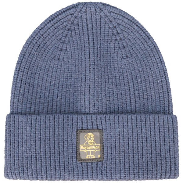 Cappello blu con mini logo per uomo