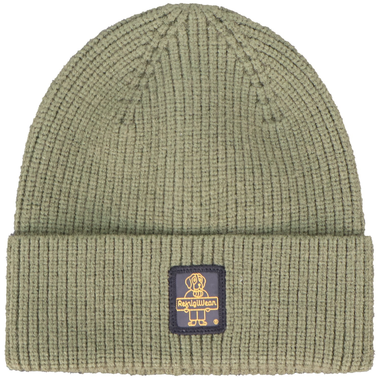 Cappello verde con mini logo per uomo