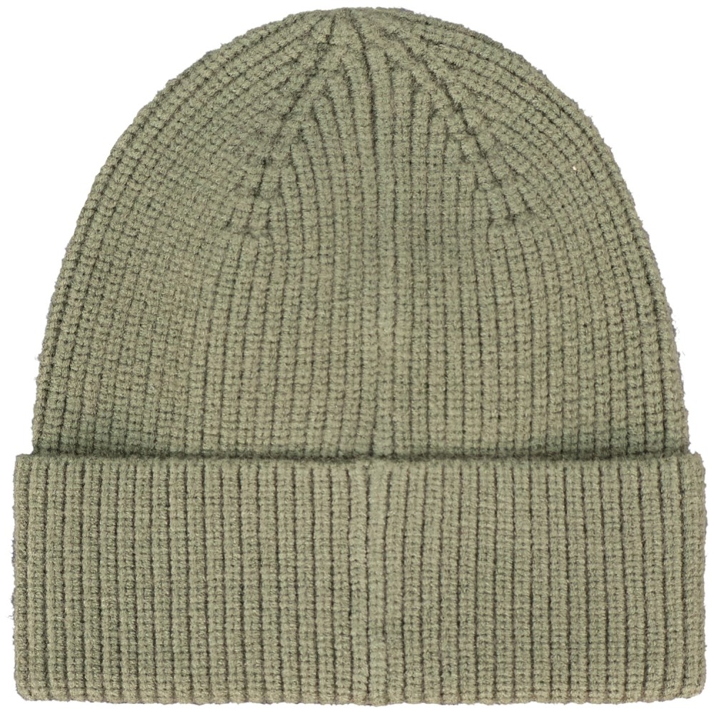 Cappello verde con mini logo per uomo