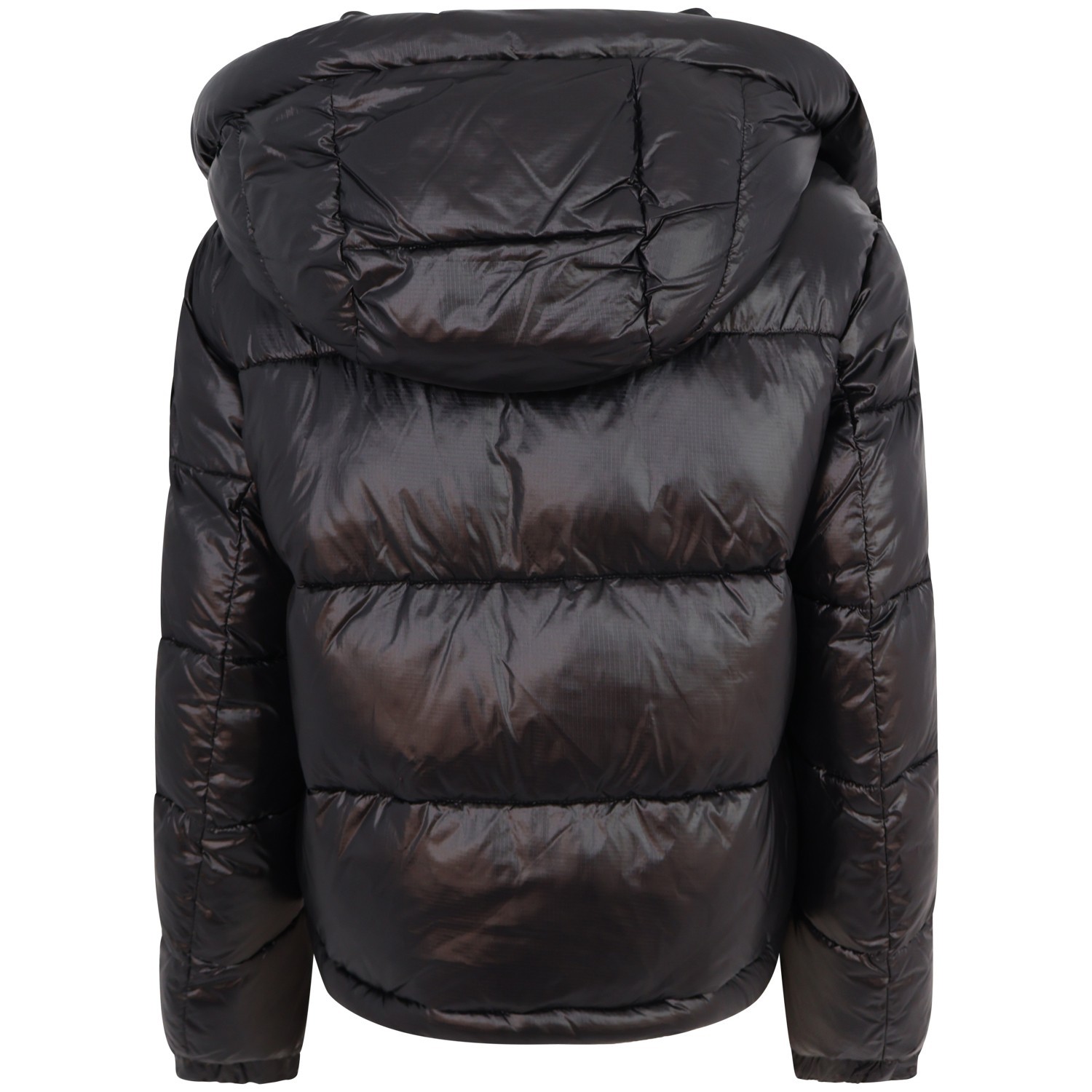 Giubbotto crop nero per donna 2