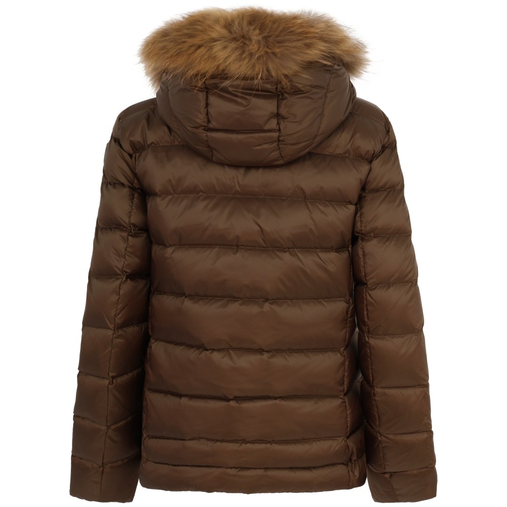 Piumino marrone'ARCADIA'  per donna