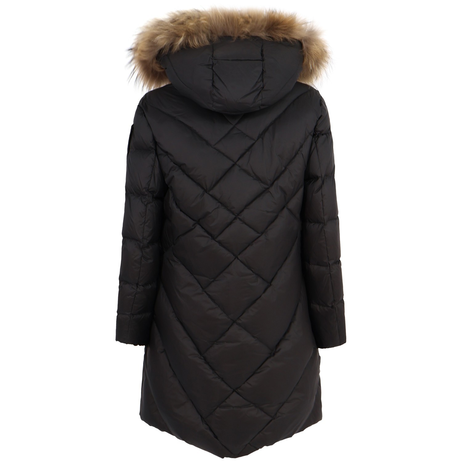 Piumino lungo nero 'ALTHEA' per donna 2