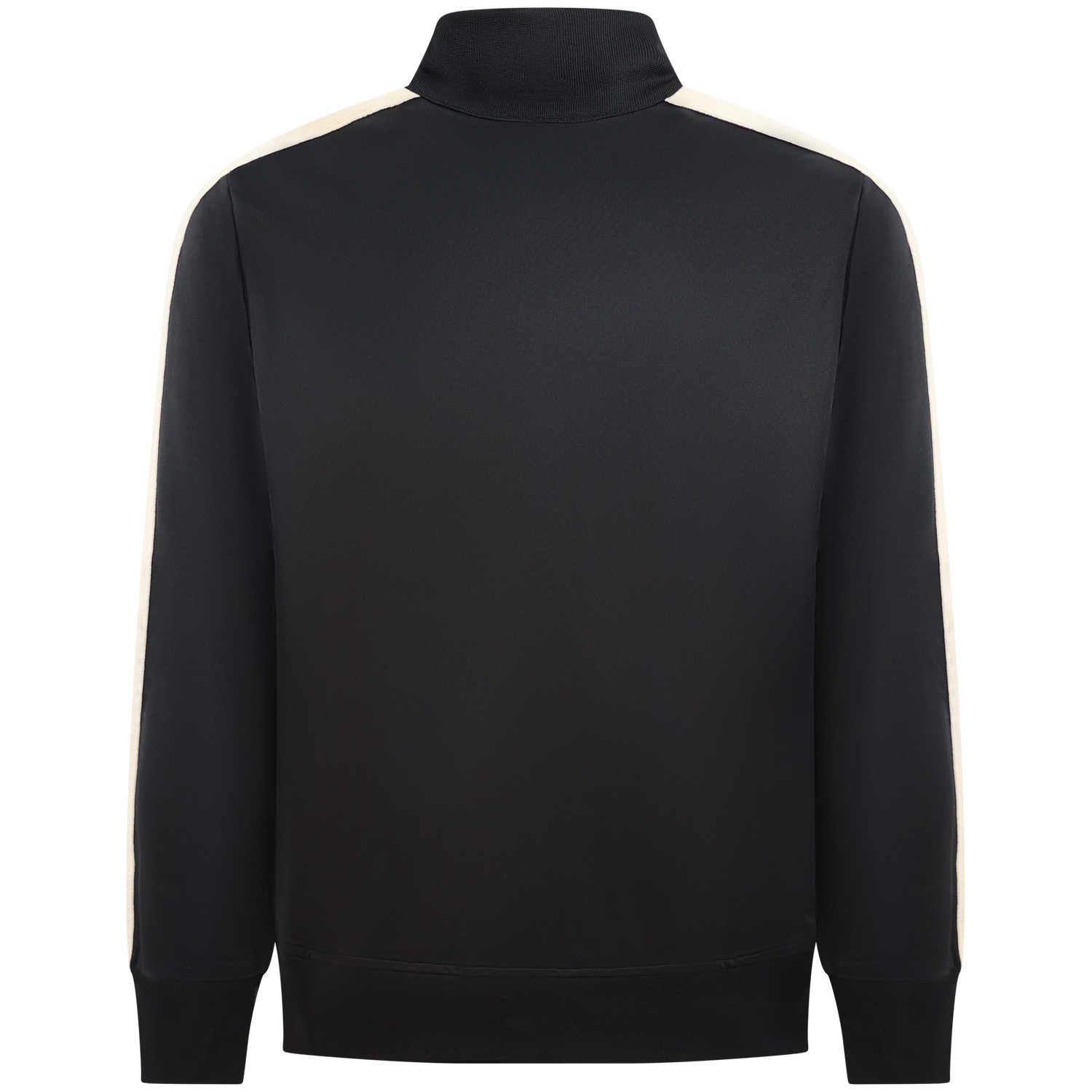 Felpa con zip nera per uomo 2