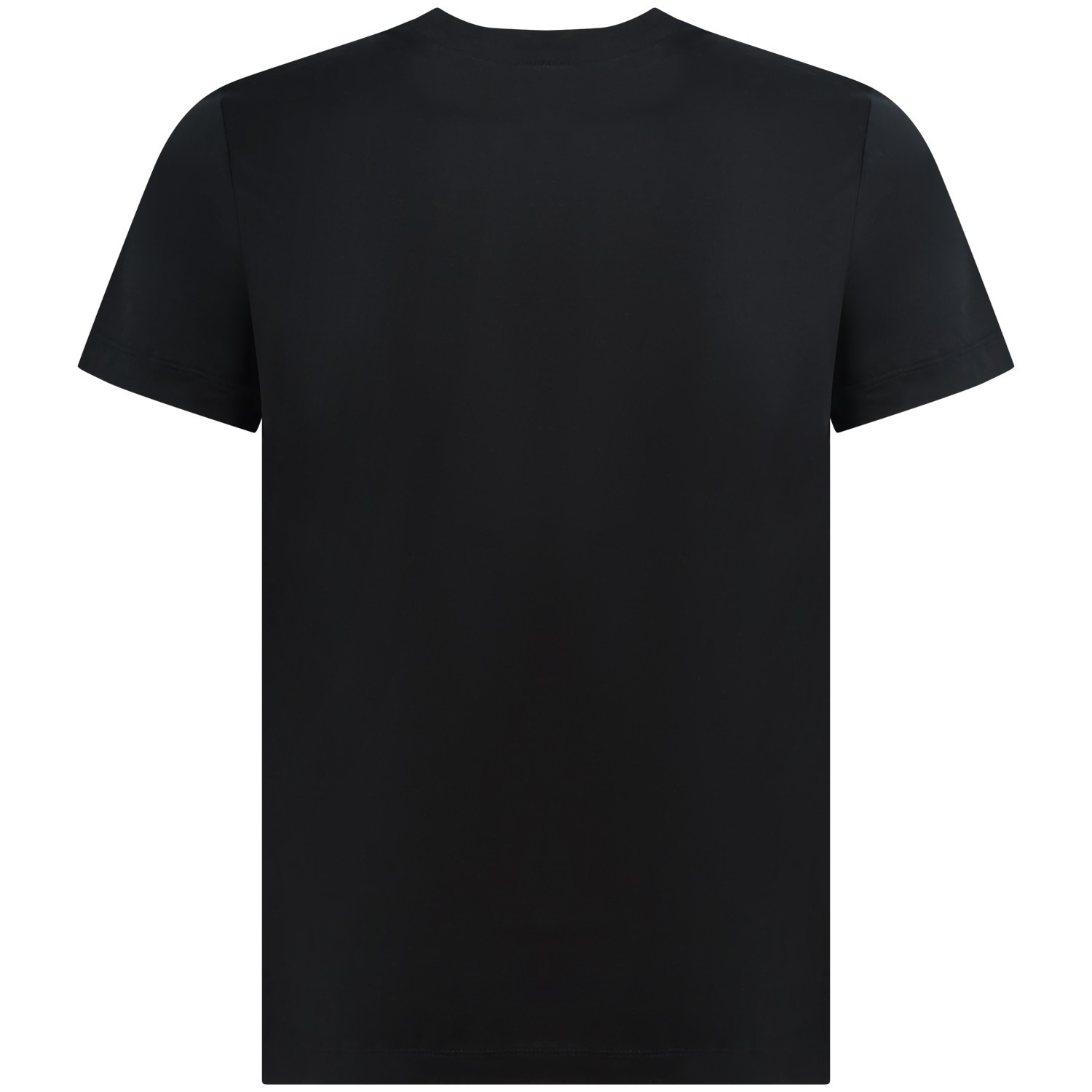 T-shirt nera per uomo 2