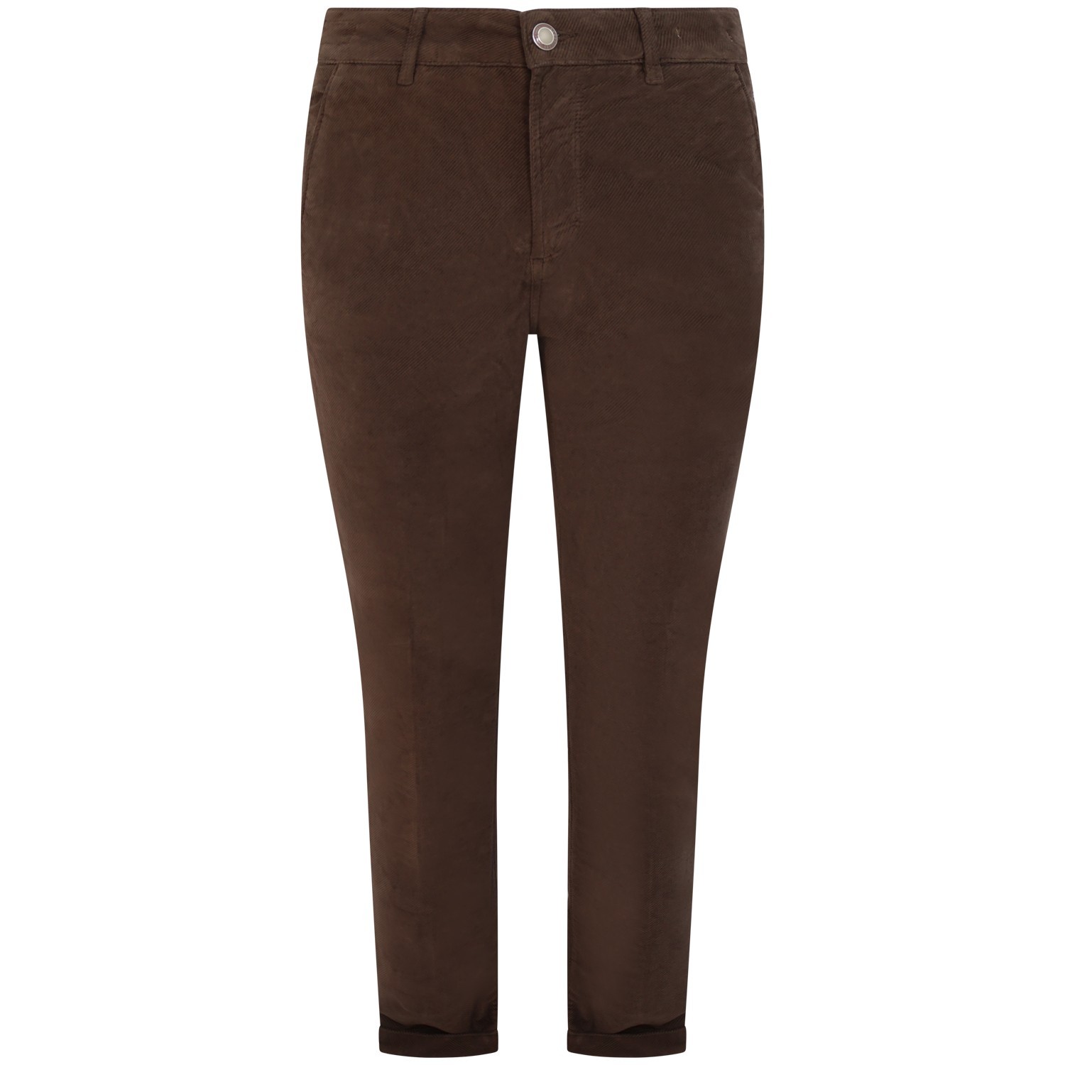 Pantalone marrone 'CHINOS SAND' in velluto per uomo
