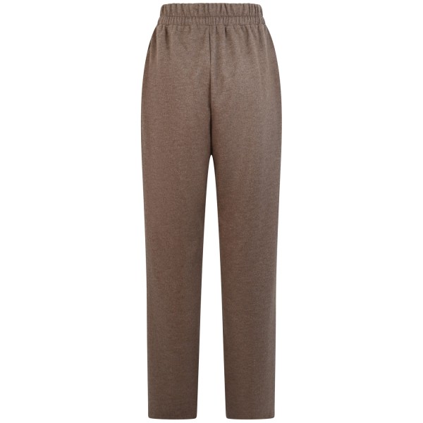 Pantalone in maglia beige   per donna